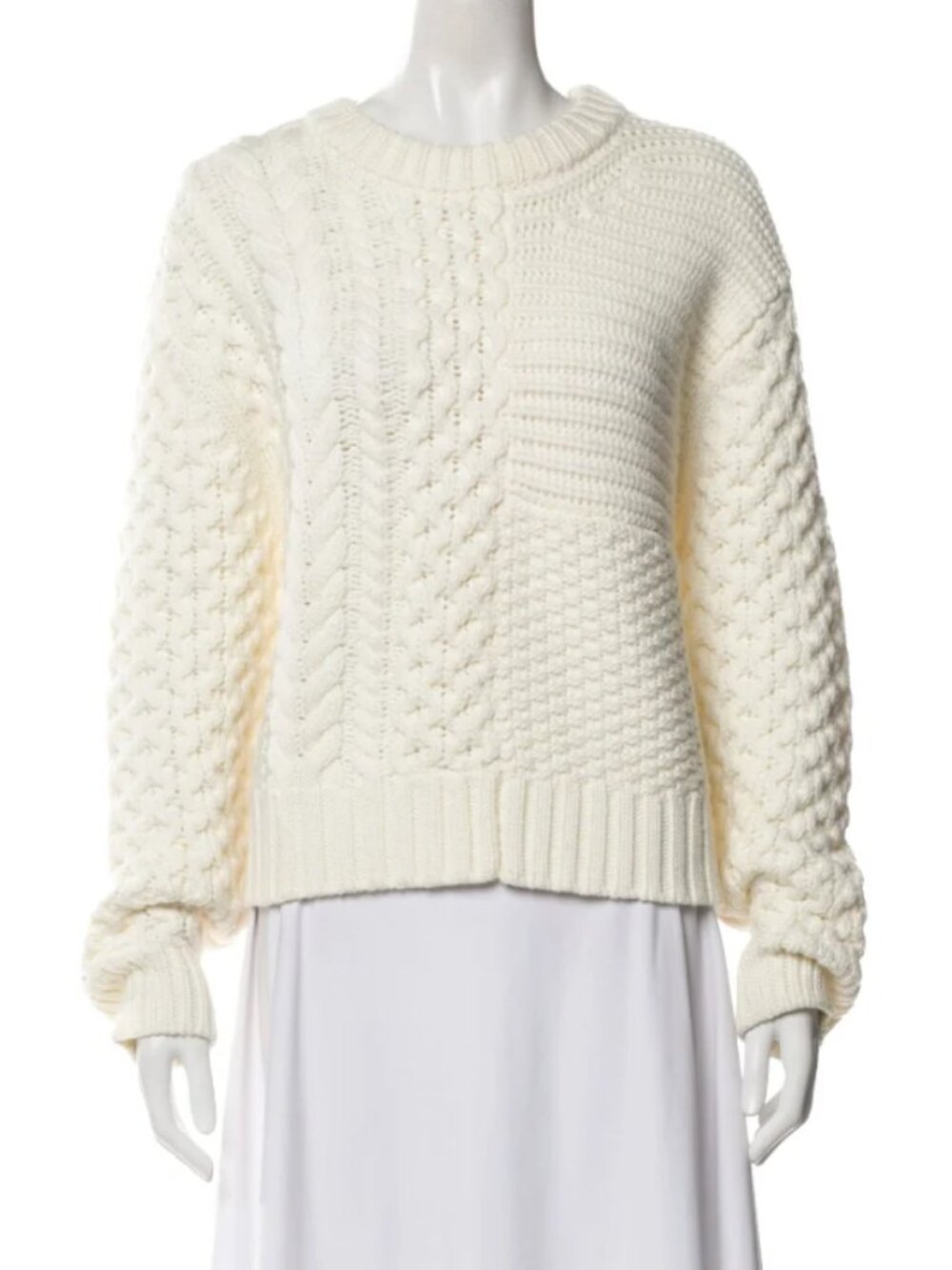 PROENZA SCHOULER Crewneck Cable-knit Sweater